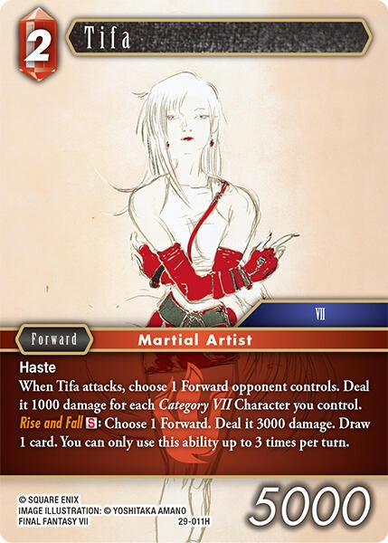 Image for Tifa (29-011H) (Blissful Eternity) (29) - Final Fantasy TCG