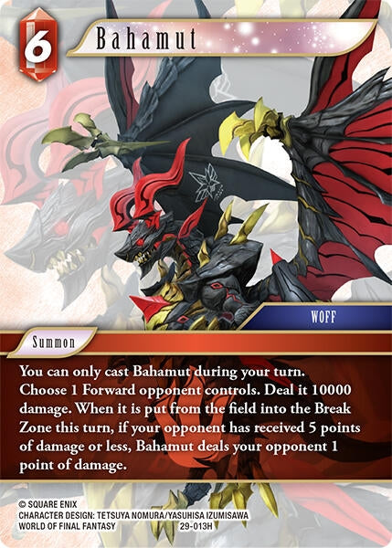 Image for Bahamut (29-013H) (Blissful Eternity) (29) - Final Fantasy TCG