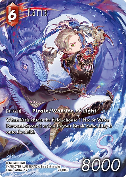 Image for Faris (Full Art) (29-015C) (Blissful Eternity) (29) - Final Fantasy TCG
