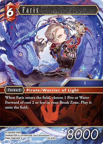 Image for Faris (29-015C) (Blissful Eternity) (29) - Final Fantasy TCG
