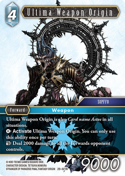 Image for Ultima Weapon Origin (29-021R) (Blissful Eternity) (29) - Final Fantasy TCG