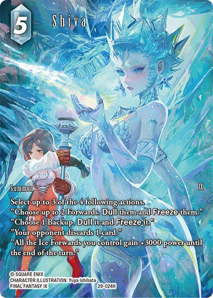 Image for Shiva (Full Art) (29-024H) (Blissful Eternity) (29) - Final Fantasy TCG