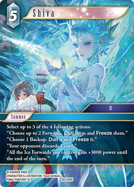Image for Shiva (29-024H) (Blissful Eternity) (29) - Final Fantasy TCG