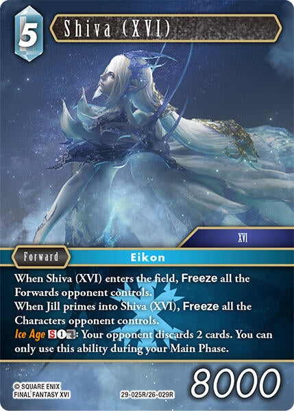 Image for Shiva (XVI) (29-025R/26-029R) (Blissful Eternity) (29) - Final Fantasy TCG