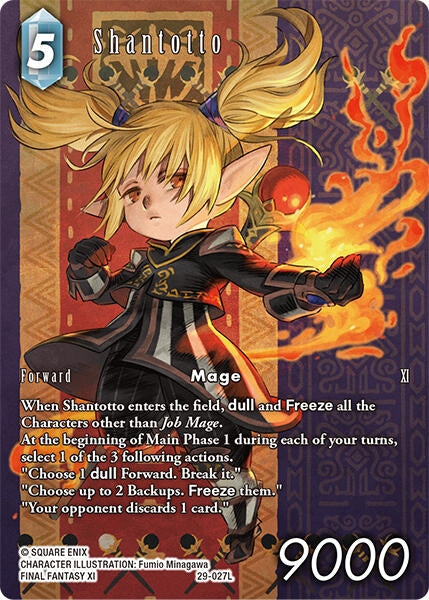 Image for Shantotto (Full Art) (29-027L) (Blissful Eternity) (29) - Final Fantasy TCG