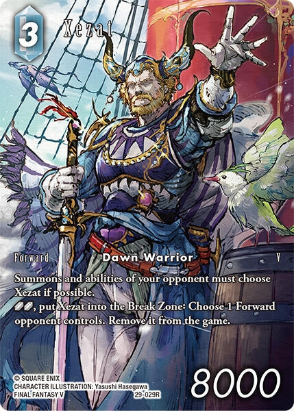Image for Xezat (Full Art) (29-029R) (Blissful Eternity) (29) - Final Fantasy TCG