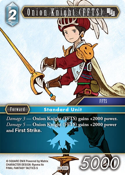 Image for Onion Knight (FFTS) (29-031C) (Blissful Eternity) (29) - Final Fantasy TCG