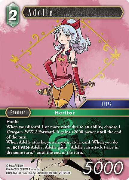 Image for Adelle (29-040H) (Blissful Eternity) (29) - Final Fantasy TCG