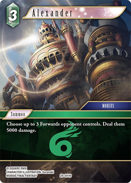 Image for Alexander (29-041H) (Blissful Eternity) (29) - Final Fantasy TCG