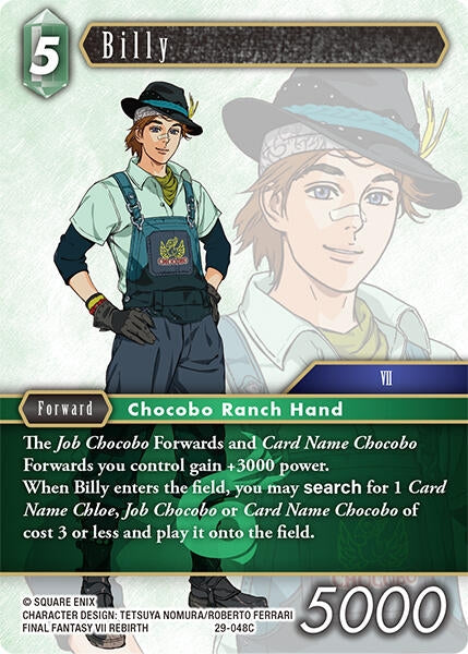 Image for Billy (29-048C) (Blissful Eternity) (29) - Final Fantasy TCG