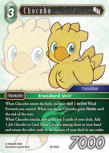 Image for Chocobo (29-050C) (Blissful Eternity) (29) - Final Fantasy TCG