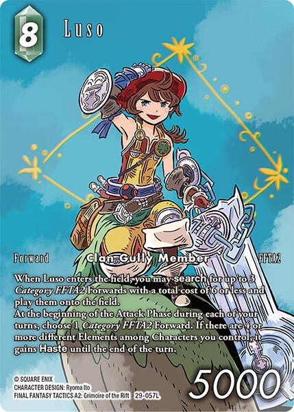 Image for Luso (Full Art) (29-057L) (Blissful Eternity) (29) - Final Fantasy TCG