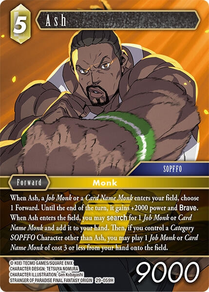 Image for Ash (29-059H) (Blissful Eternity) (29) - Final Fantasy TCG