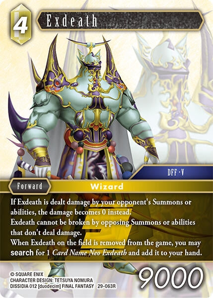 Image for Exdeath (29-063R) (Blissful Eternity) (29) - Final Fantasy TCG