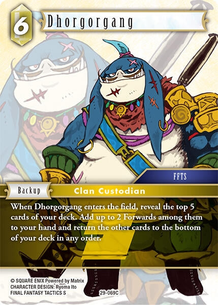 Image for Dhorgorgang (29-069C) (Blissful Eternity) (29) - Final Fantasy TCG