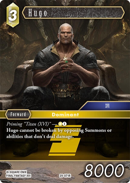 Image for Hugo (29-071R) (Blissful Eternity) (29) - Final Fantasy TCG
