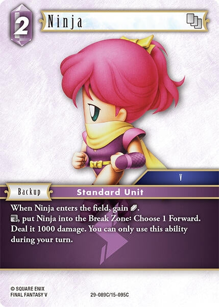 Image for Ninja (29-089C/15-095C) (Blissful Eternity) (29) - Final Fantasy TCG
