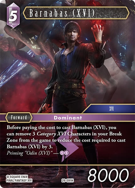 Image for Barnabas (XVI) (29-091H) (Blissful Eternity) (29) - Final Fantasy TCG