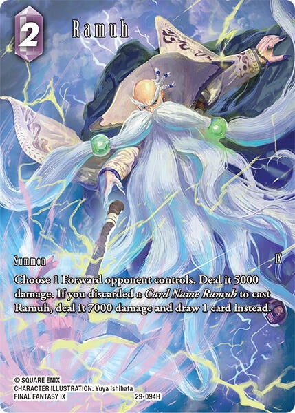 Image for Ramuh (Full Art) (29-094H) (Blissful Eternity) (29) - Final Fantasy TCG