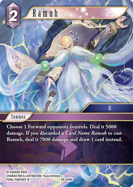 Image for Ramuh (29-094H) (Blissful Eternity) (29) - Final Fantasy TCG
