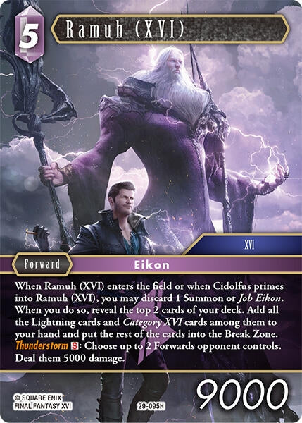 Image for Ramuh (XVI) (29-095H) (Blissful Eternity) (29) - Final Fantasy TCG