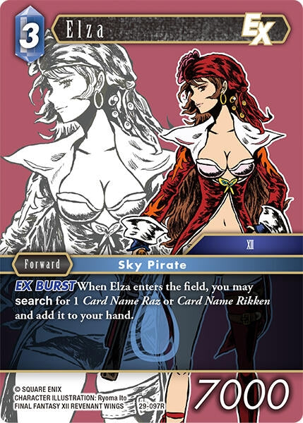 Image for Elza EX (29-097R) (Blissful Eternity) (29) - Final Fantasy TCG