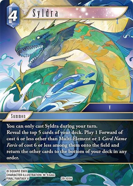 Image for Syldra (29-101H) (Blissful Eternity) (29) - Final Fantasy TCG