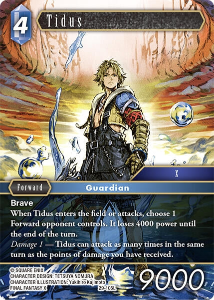 Image for Tidus (29-105L) (Blissful Eternity) (29) - Final Fantasy TCG