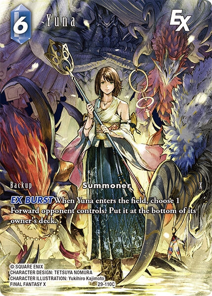 Image for Yuna EX (Full Art) (29-110C) (Blissful Eternity) (29) - Final Fantasy TCG