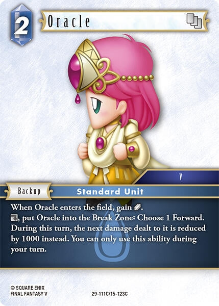 Image for Oracle (29-111C/15-123C) (Blissful Eternity) (29) - Final Fantasy TCG