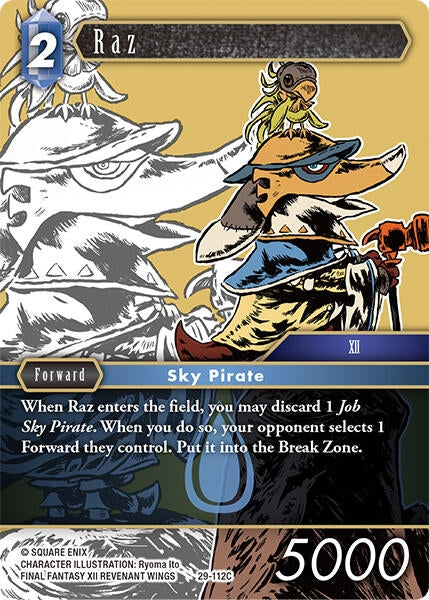 Image for Raz (29-112C) (Blissful Eternity) (29) - Final Fantasy TCG