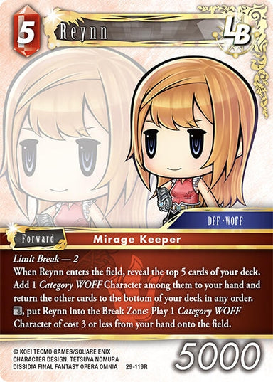 Image for Reynn (29-119R) (Blissful Eternity) (29) - Final Fantasy TCG
