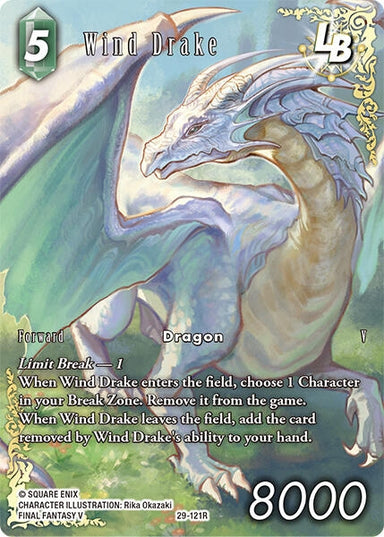 Image for Wind Drake (Full Art) (29-121R) (Blissful Eternity) (29) - Final Fantasy TCG
