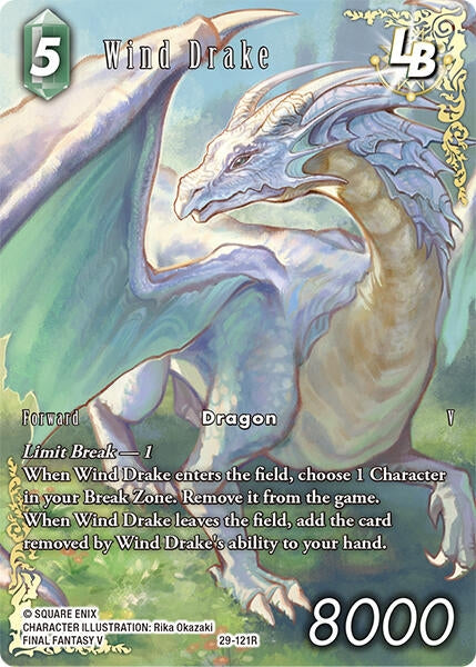 Image for Wind Drake (Full Art) (29-121R) (Blissful Eternity) (29) - Final Fantasy TCG