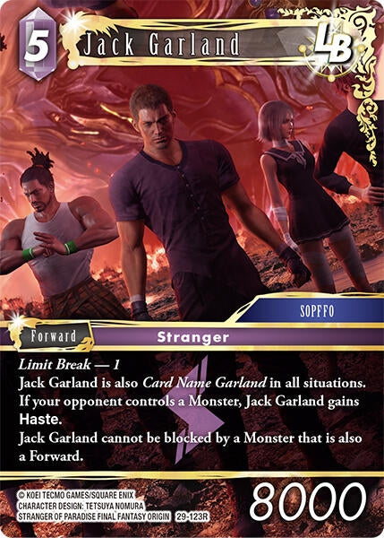 Image for Jack Garland (29-123R) (Blissful Eternity) (29) - Final Fantasy TCG