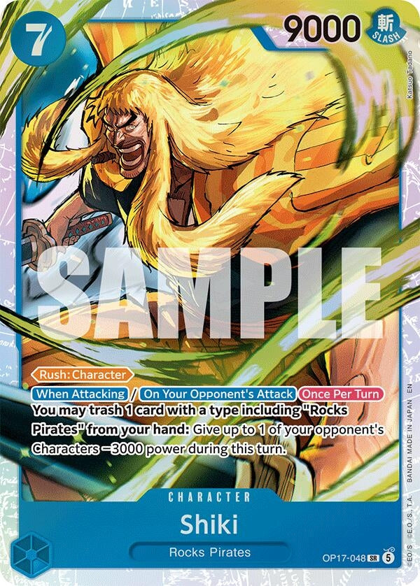 Image for Shiki (OP17-048) (The World's Strongest Warriors) (OP17) - One Piece Card Game