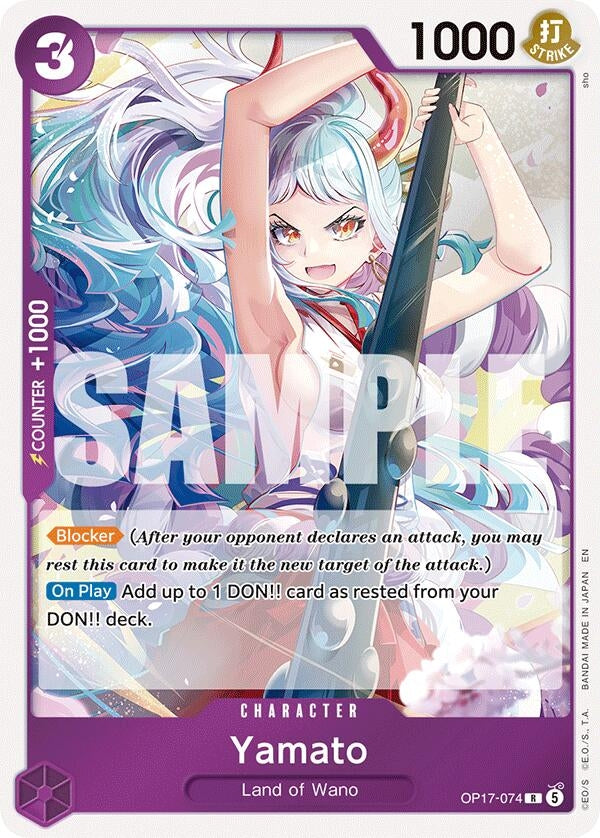 Image for Yamato (OP17-074) (The World's Strongest Warriors) (OP17) - One Piece Card Game