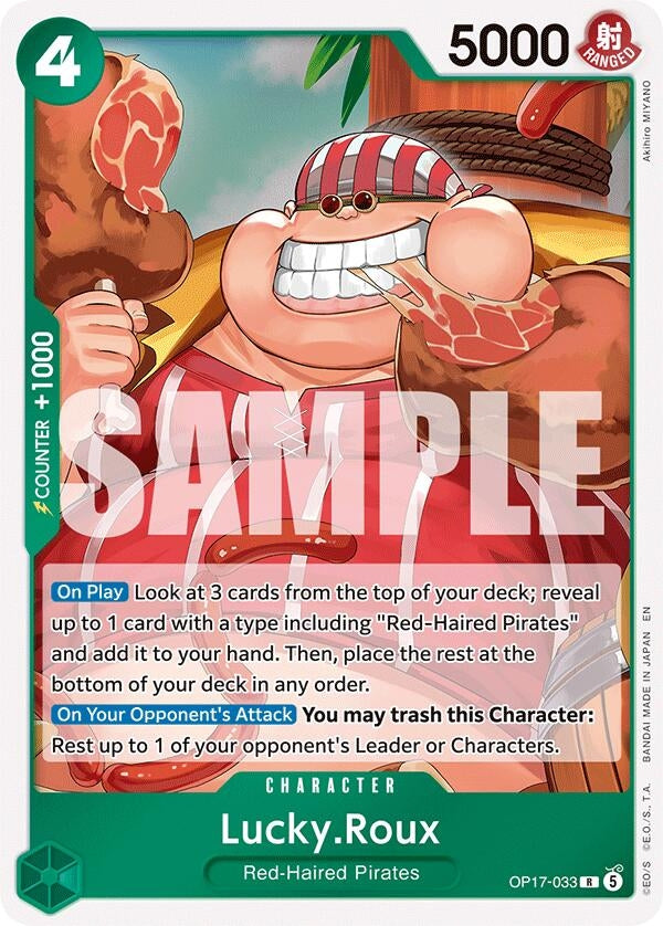 Image for Lucky.Roux (OP17-033) (The World's Strongest Warriors) (OP17) - One Piece Card Game