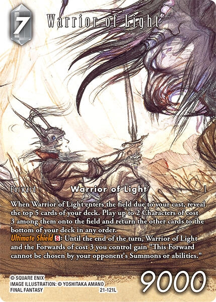 Warrior of Light (Full Art) (21-121L) (Blissful Eternity)