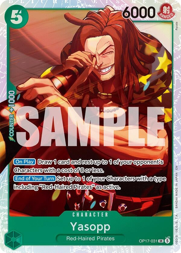 Image for Yasopp (OP17-031) (The World's Strongest Warriors) (OP17) - One Piece Card Game
