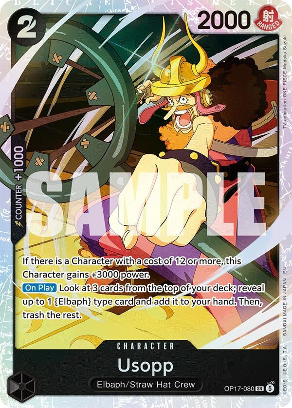 Image for Usopp (OP17-080) (The World's Strongest Warriors) (OP17) - One Piece Card Game