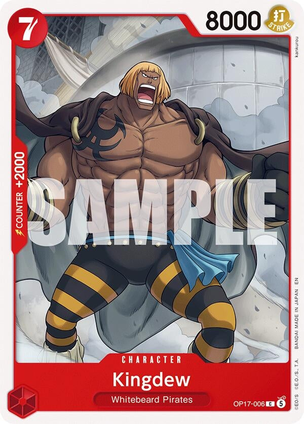 Image for Kingdew (OP17-006) (The World's Strongest Warriors) (OP17) - One Piece Card Game
