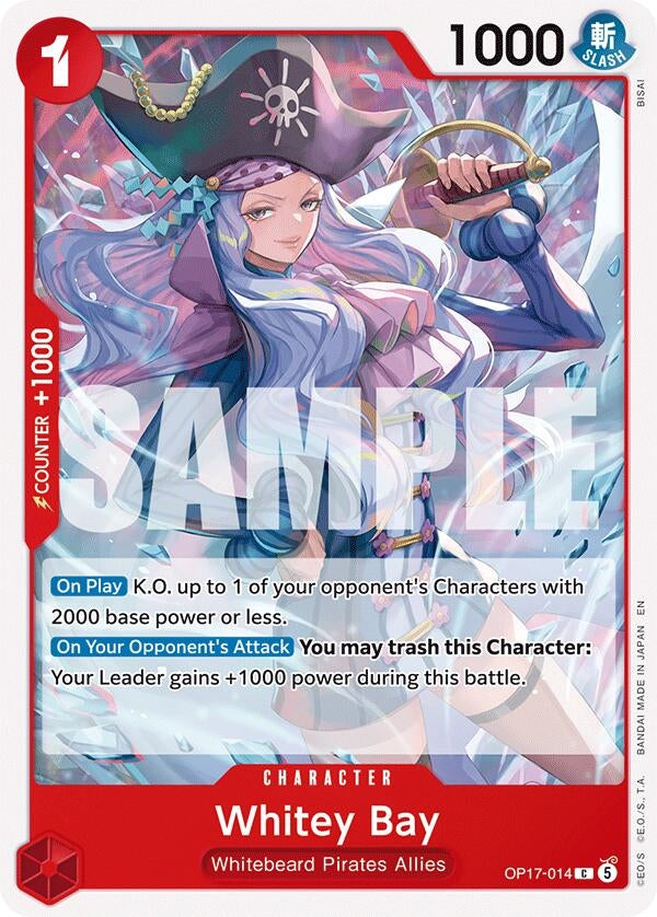Image for Whitey Bay (OP17-014) (The World's Strongest Warriors) (OP17) - One Piece Card Game