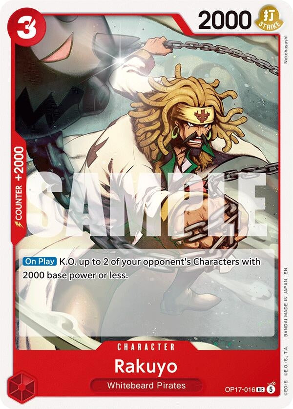 Image for Rakuyo (OP17-016) (The World's Strongest Warriors) (OP17) - One Piece Card Game