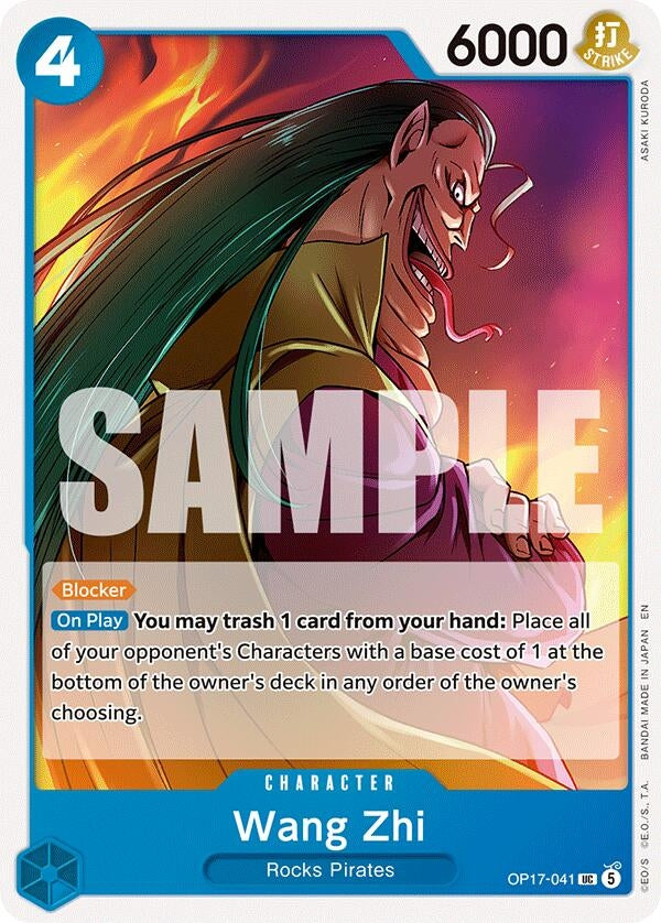Image for Wang Zhi (OP17-041) (The World's Strongest Warriors) (OP17) - One Piece Card Game