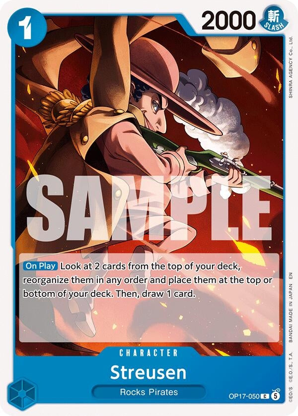 Image for Streusen (050) (OP17-050) (The World's Strongest Warriors) (OP17) - One Piece Card Game