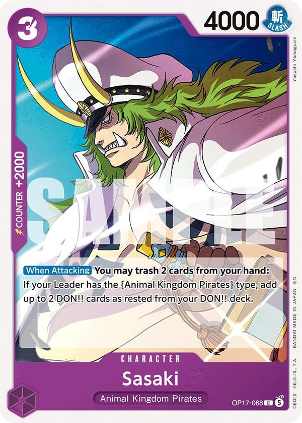 Image for Sasaki (OP17-068) (The World's Strongest Warriors) (OP17) - One Piece Card Game