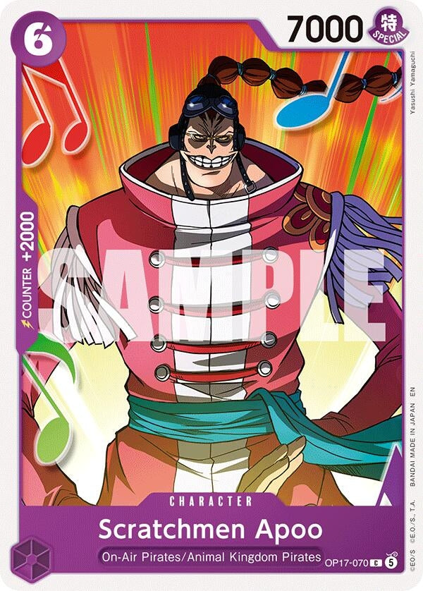 Image for Scratchmen Apoo (OP17-070) (The World's Strongest Warriors) (OP17) - One Piece Card Game