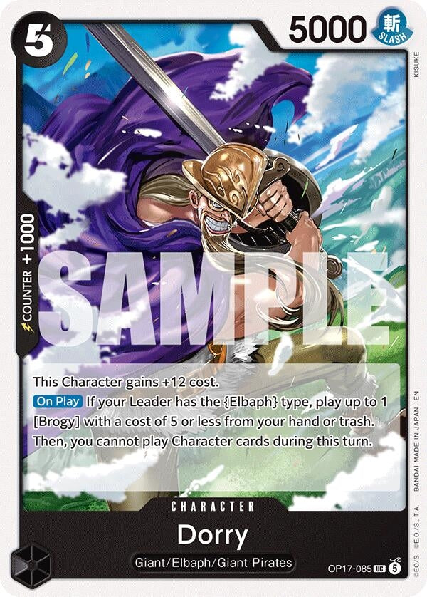 Image for Dorry (OP17-085) (The World's Strongest Warriors) (OP17) - One Piece Card Game