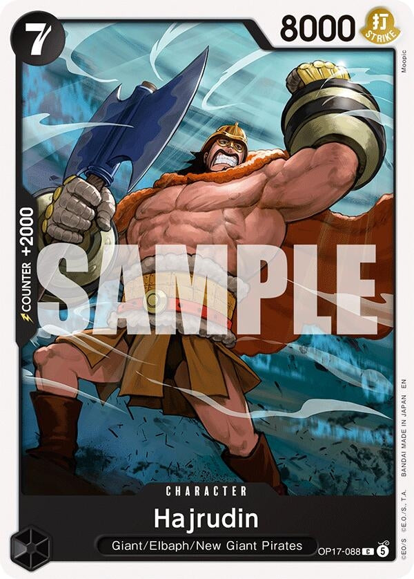 Image for Hajrudin (OP17-088) (The World's Strongest Warriors) (OP17) - One Piece Card Game